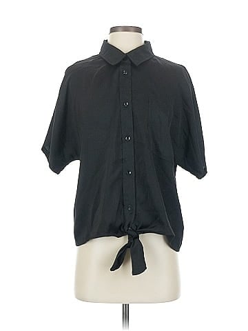 Hem & Thread Short Sleeve Blouse (view 1)