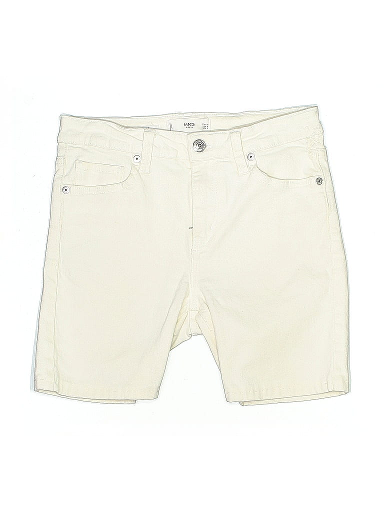 Pre-owned Mng Khaki Shorts In White