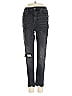 Bershka Solid Gray Black Jeans Size 2 - photo 1