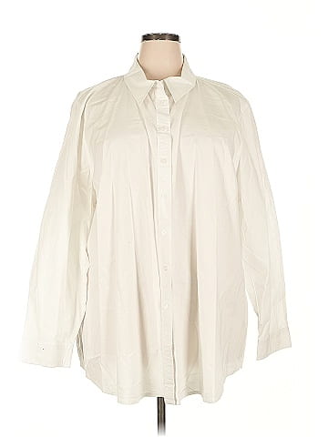 Lane Bryant Long Sleeve Button-Down Shirt (view 1)