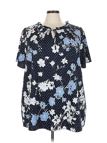 Lane Bryant Outlet Short Sleeve Blouse (view 1)