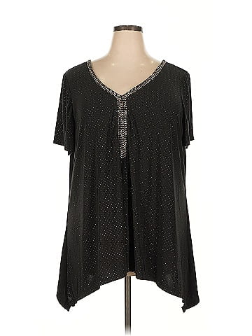 NY Collection Short Sleeve Top (view 1)