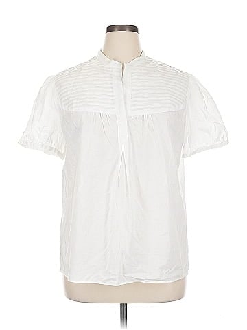 AK Anne Klein Short Sleeve Blouse (view 1)