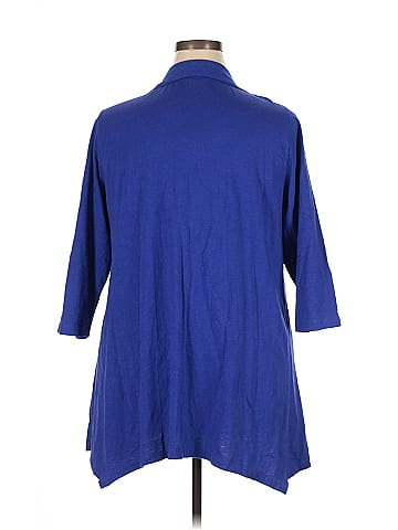 Soft Surroundings 3/4 Sleeve Button-Down Shirt (view 2)