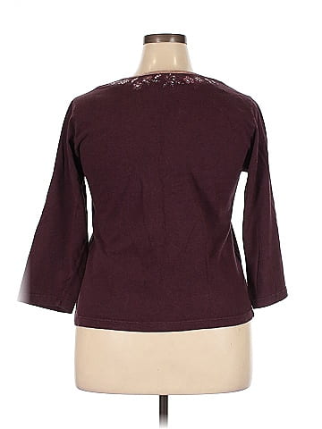 Coldwater Creek 3/4 Sleeve T-Shirt (view 2)