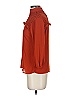 NY&C 100% Polyester Orange 3/4 Sleeve Blouse Size XS - photo 5