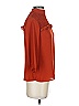 NY&C 100% Polyester Orange 3/4 Sleeve Blouse Size XS - photo 4