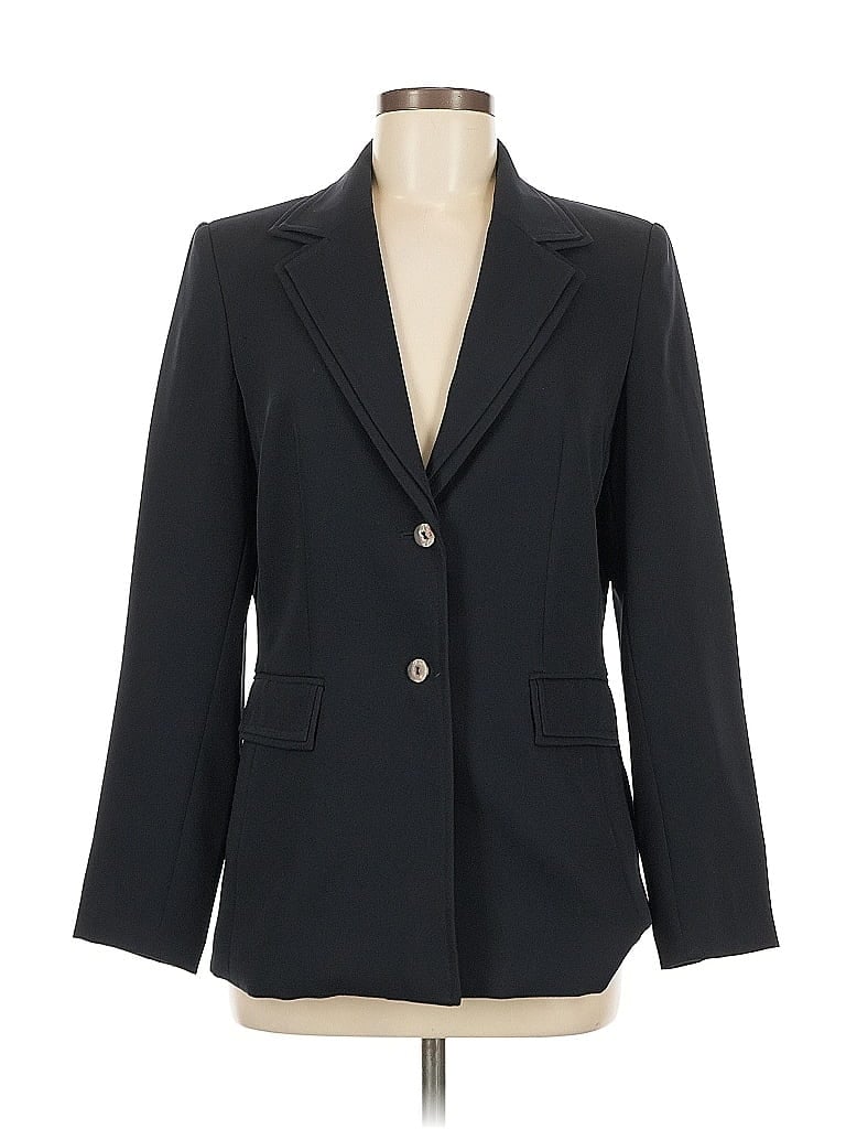 Pre-owned Dressbarn Blazer Jacket In Blue