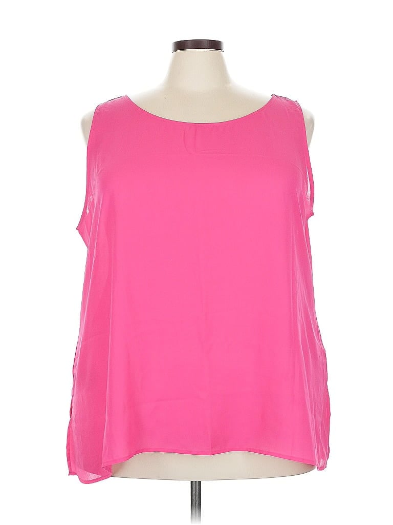 Click to view more detailed imagery on our partner's website Pre-owned The Pioneer Woman Sleeveless Blouse In Pink