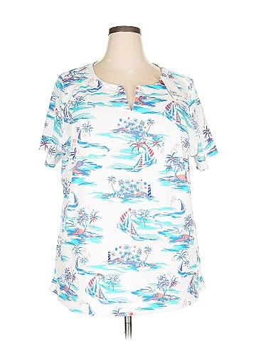 Kim Rogers Short Sleeve Henley (view 1)