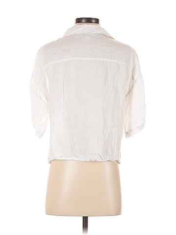 Zara 3/4 Sleeve Button-Down Shirt (view 2)