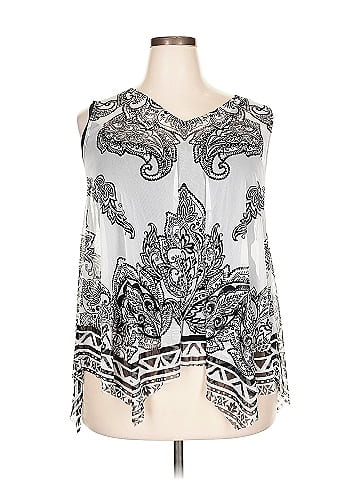 INC International Concepts Sleeveless Blouse (view 1)