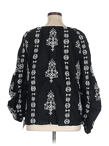 INC International Concepts Long Sleeve Blouse (view 2)