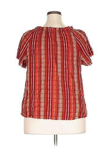 a.n.a. A New Approach Short Sleeve Blouse (view 2)