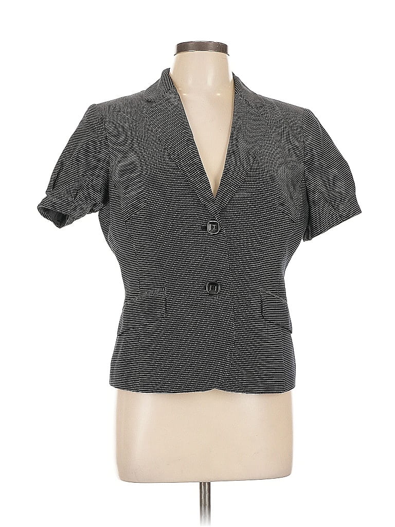 Pre-owned Nine West Blazer Jacket In Gray