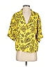 Saunders Collective 100% Polyester Yellow Rox Top Size 8 - photo 1