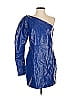 ROTATE 100% Polyurethane Blue Bess Dress Size 8 - photo 1