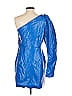 ROTATE 100% Polyurethane Blue Bess Dress Size 8 - photo 2