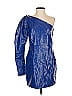 ROTATE 100% Polyurethane Blue Bess Dress Size 8 - photo 1