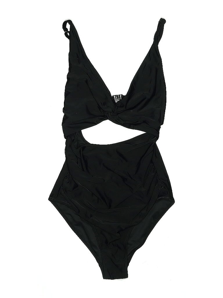 Pre-owned Charmo One Piece Swimsuit In Black