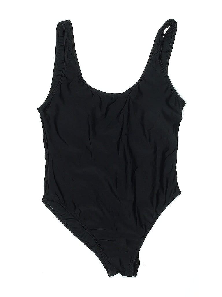 Pre-owned Unbranded Bodysuit In Black