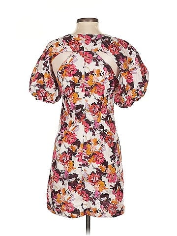 Nicholas Floral Puff Sleeve Dress (view 2)