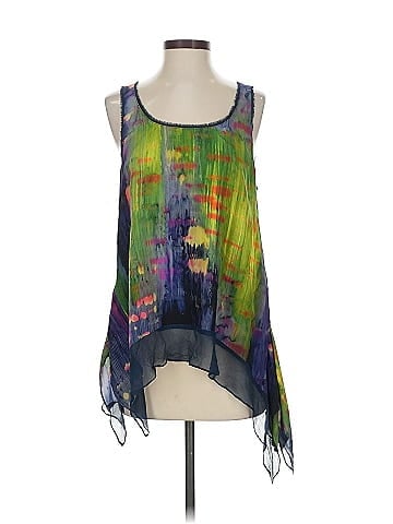 Elizabeth and James Sleeveless Silk Top (view 1)