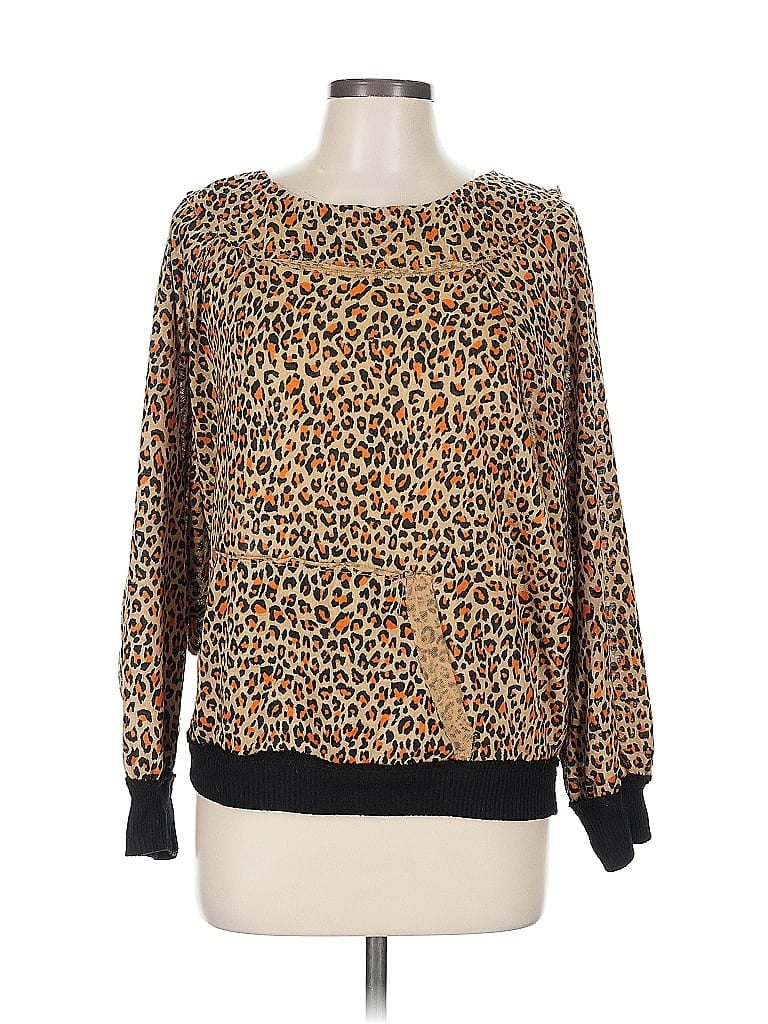 Pre-owned L Love Pullover Sweater In Gold