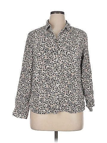 Velvet Heart Long Sleeve Button-Down Shirt (view 1)