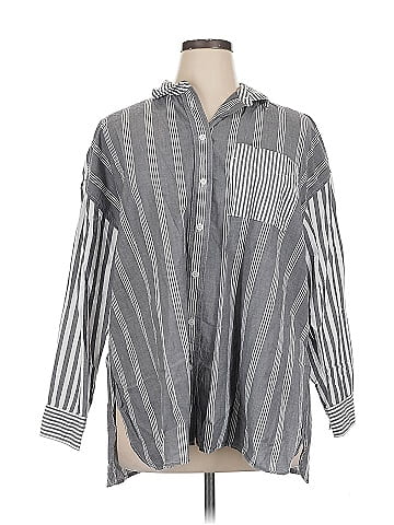 Madewell 3/4 Sleeve Button-Down Shirt (view 1)