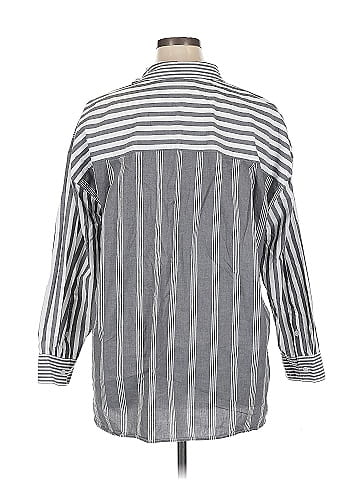 Madewell 3/4 Sleeve Button-Down Shirt (view 2)