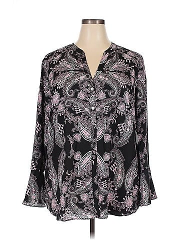 Foxcroft Long Sleeve Blouse (view 1)