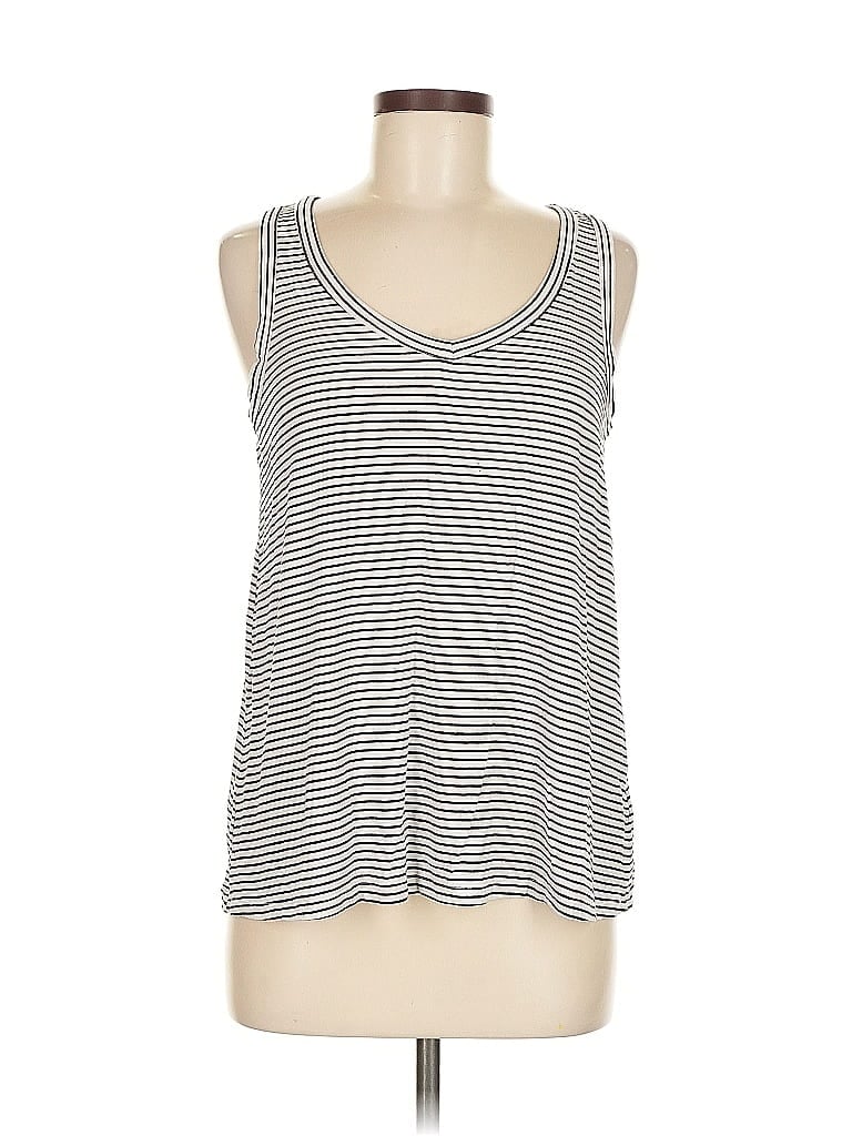 Pre-owned Old Navy Tank Top Silver Halter Neckline Tops