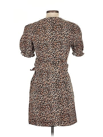 Marissa Webb Collective Brown Leopard Dress (view 2)