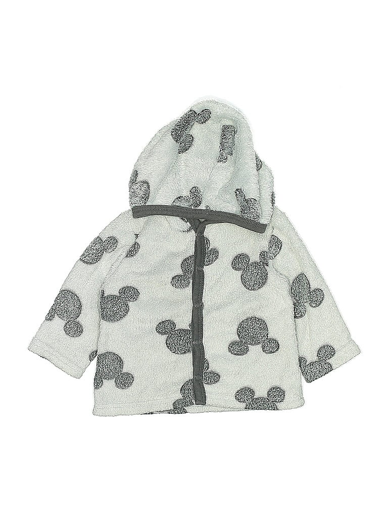 Pre-owned Disney Baby Babies' Zip Up Hoodie In Gray