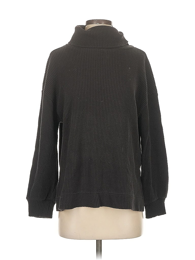 Pre-owned Gap Turtleneck Sweater In Black