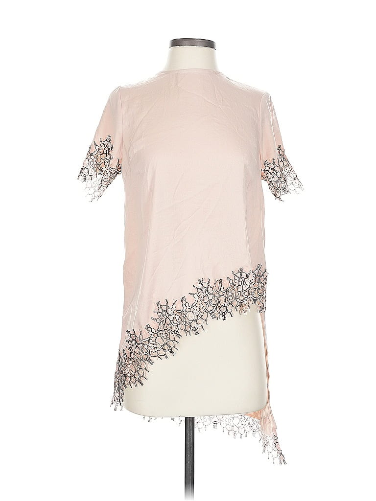 Pre-owned Guess Short Sleeve T-shirt In Brown