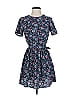 Forever 21 100% Polyester Paisley Blue Casual Dress Size S - photo 1
