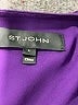St. John 100% Silk Purple 3/4 Sleeve Silk Top Size L - photo 4