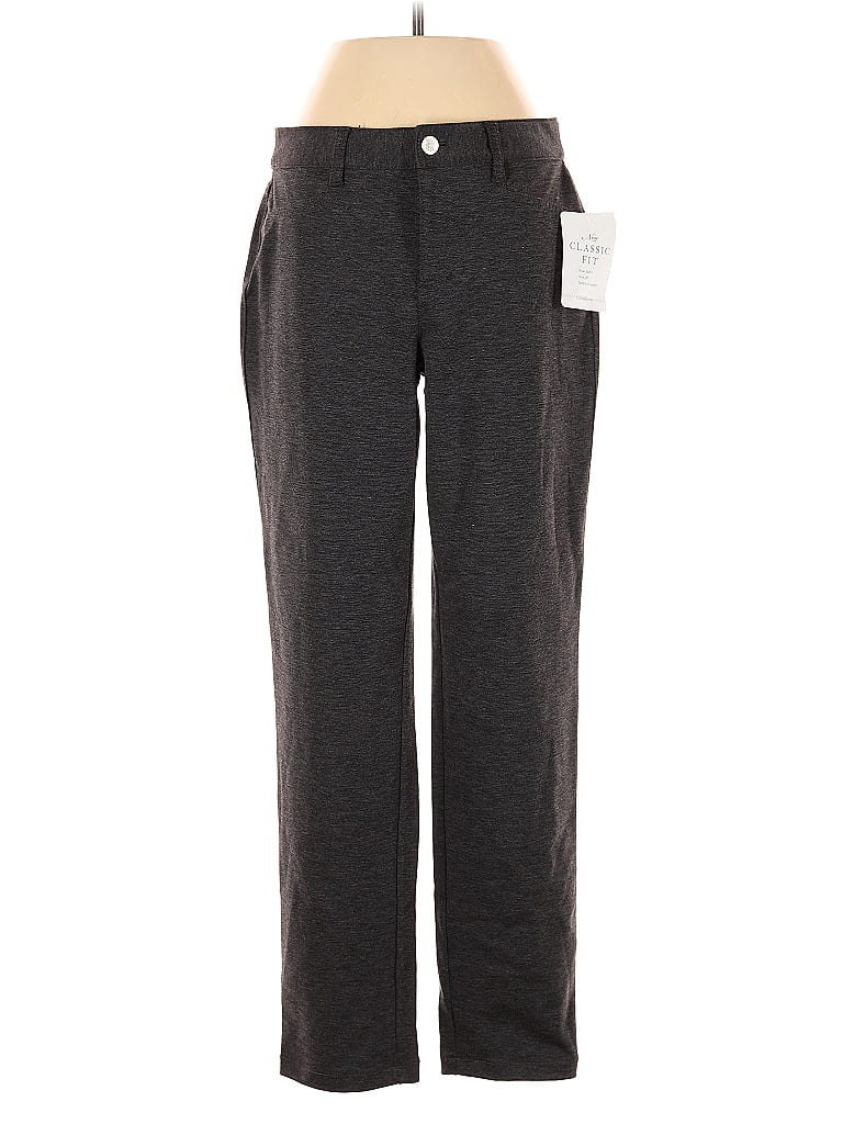 Pre-owned Croft & Barrow Casual Pants In Gray