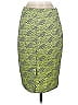 Mossimo 100% Polyester Print Green Formal Skirt Size XS - photo 2