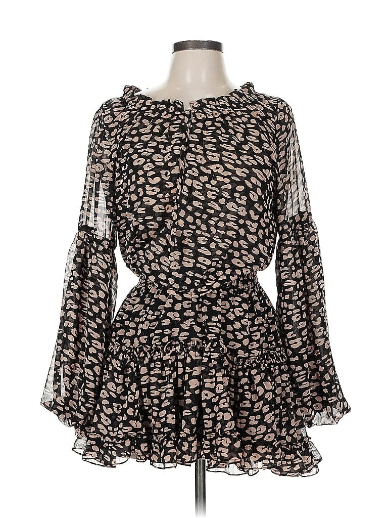 Pre-owned Buddy Love Casual Dress In Brown