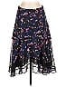Jason Wu Collective 100% Polyester Floral Black Printed Layer Skirt Size 2 - photo 1