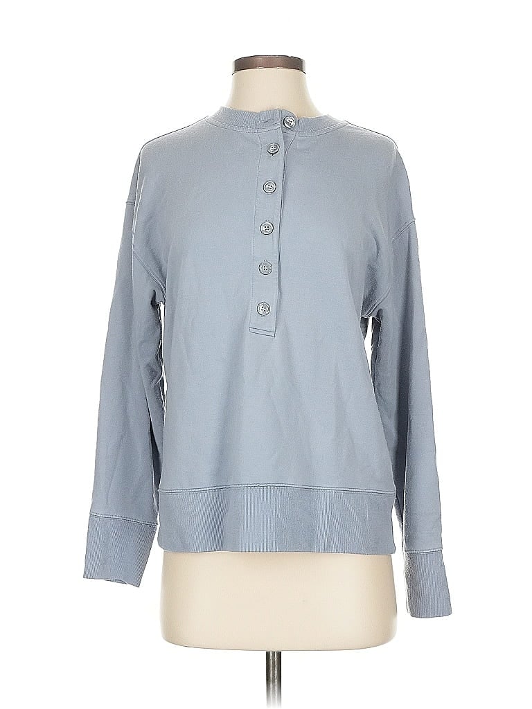 Pre-owned Athleta Sweatshirt In Blue