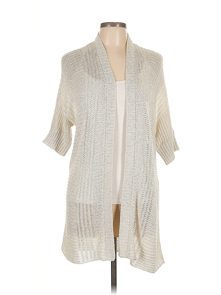 Click to view more detailed imagery on our partner's website Pre-owned Chico's Cardigan Sweater In White
