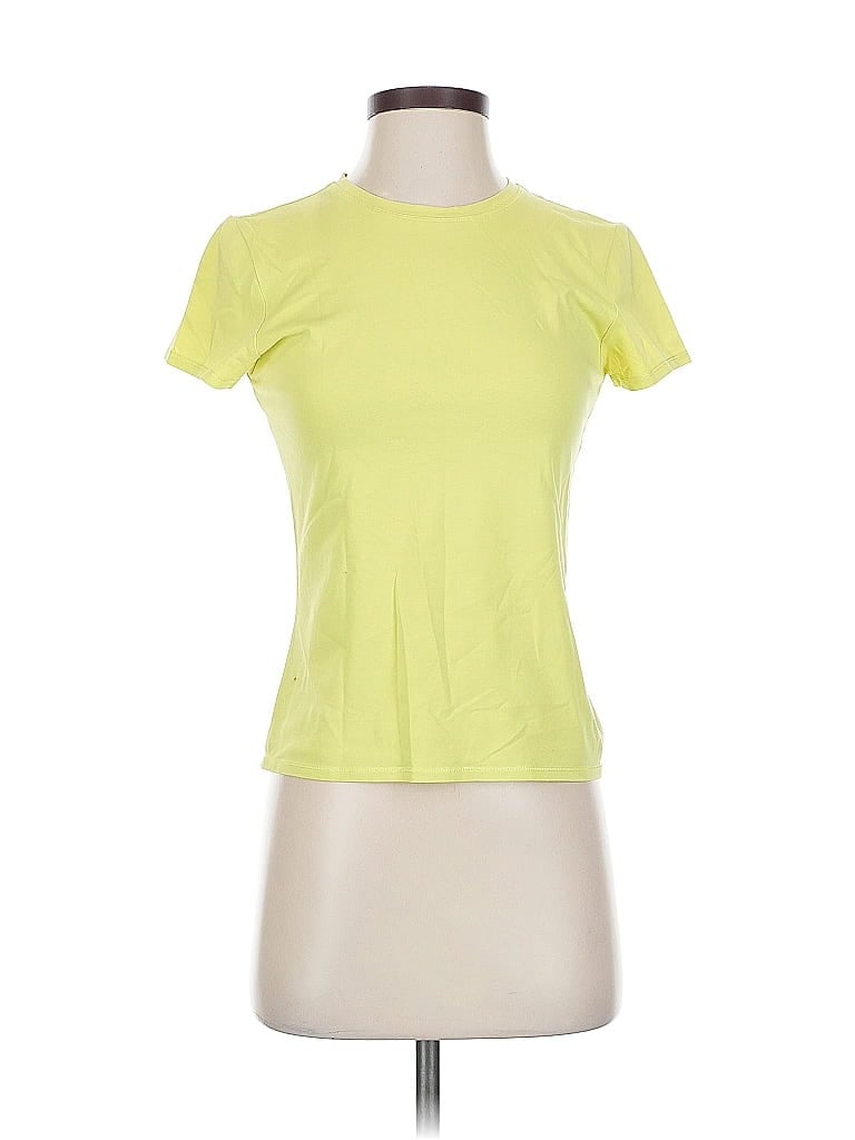 Pre-owned Gap Active T-shirt In Yellow