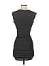BCBGeneration 100% Polyester Graphic Black Gray Cocktail Dress Size 0 - photo 2