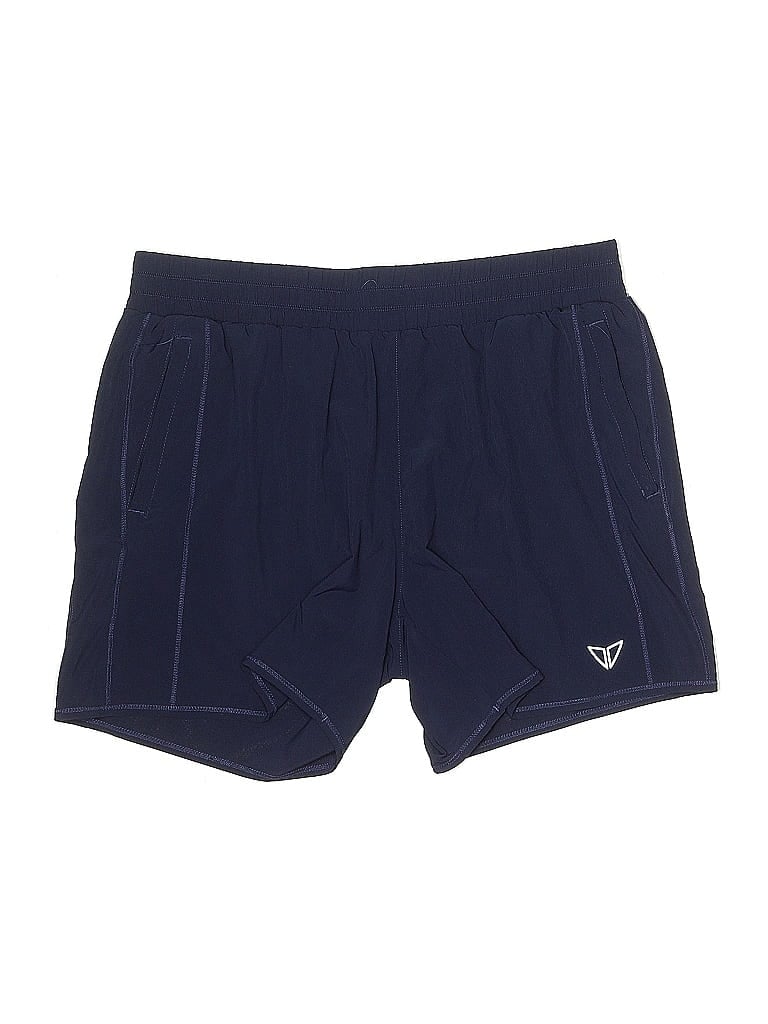 Pre-owned Korsa By Road Runner Sports Athletic Shorts In Blue