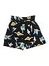 Zara 100% Polyester Print Black Shorts Size XS - photo 1