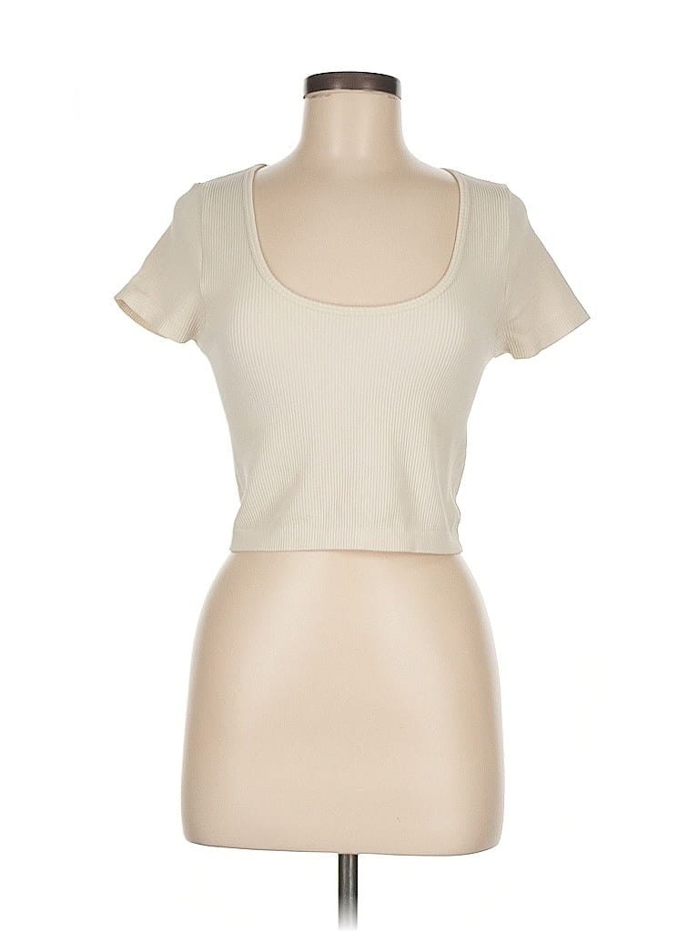 Pre-owned Pacsun Short Sleeve T-shirt In White